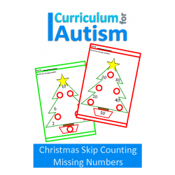 Christmas Skip Counting Times Tables Missing Numbers No Prep Worksheets